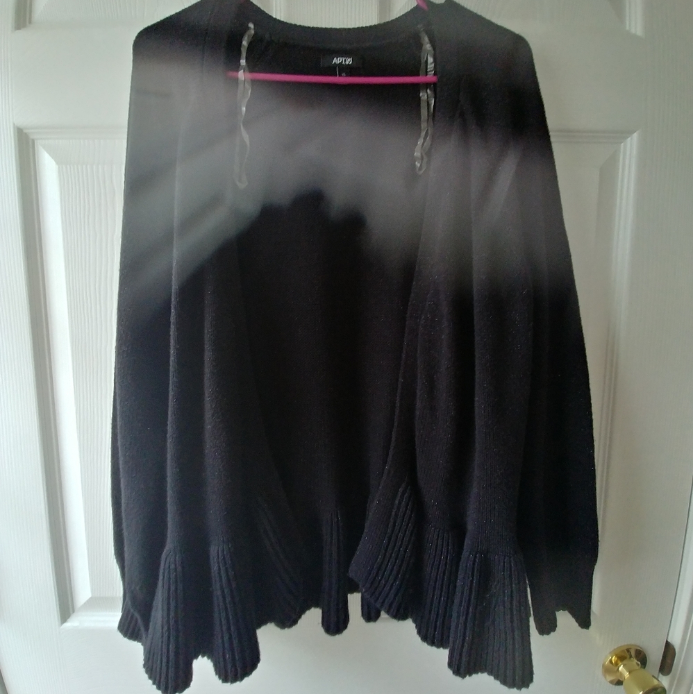 Apt 9 Open Front Peplum Cardigan